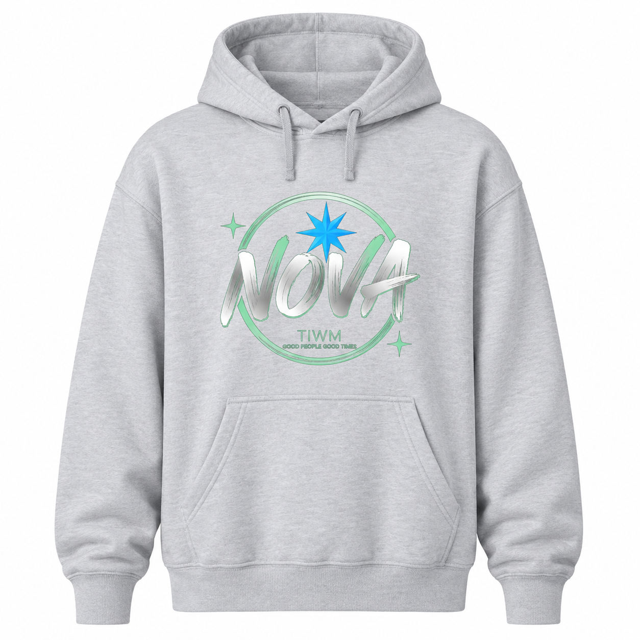 001 Nova Hoodie — Heather Grey — by TIWM Group — image 7