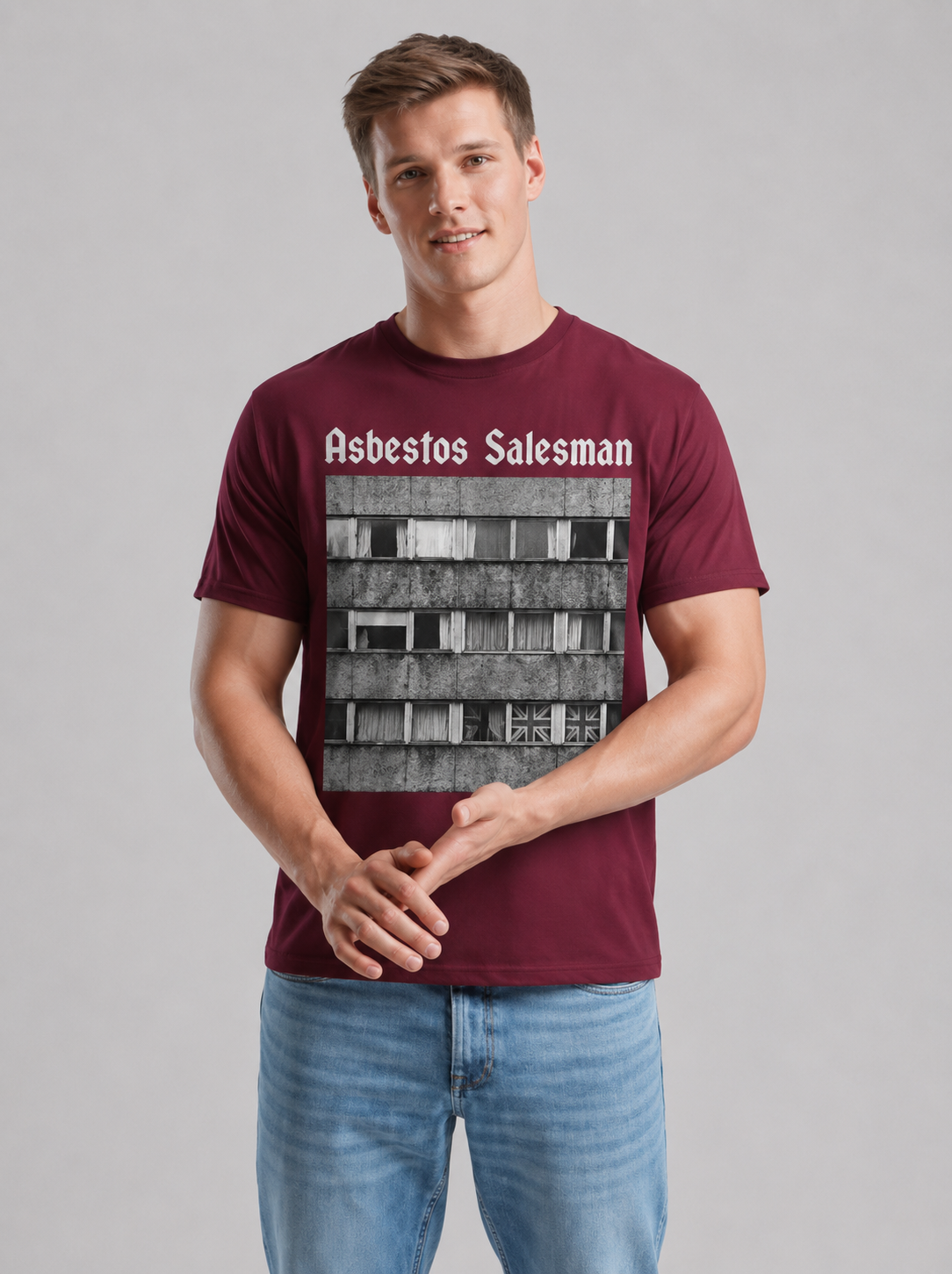 Asbestos Salesman - 10000 hrs T-shirt — by Asbestos Salesman
