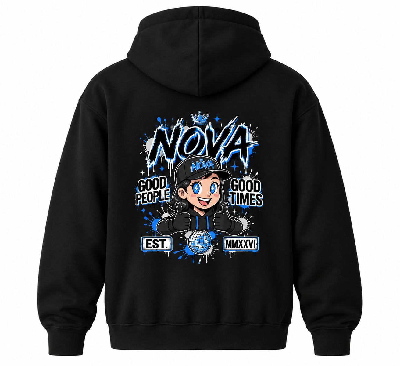 001 Nova Hoodie — Charcoal — by TIWM Group — image 4