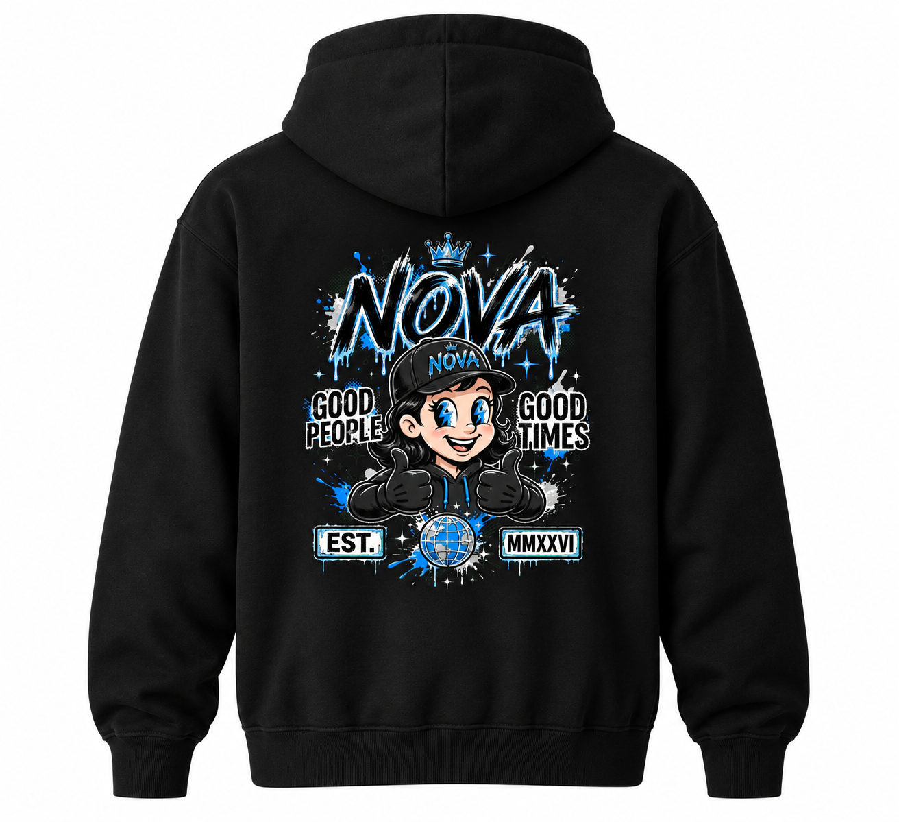 001 Nova Hoodie — Black — by TIWM Group — image 2