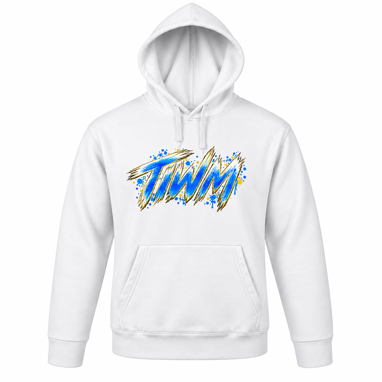 001 Pizza Hoodie — White — by TIWM Group — image 7