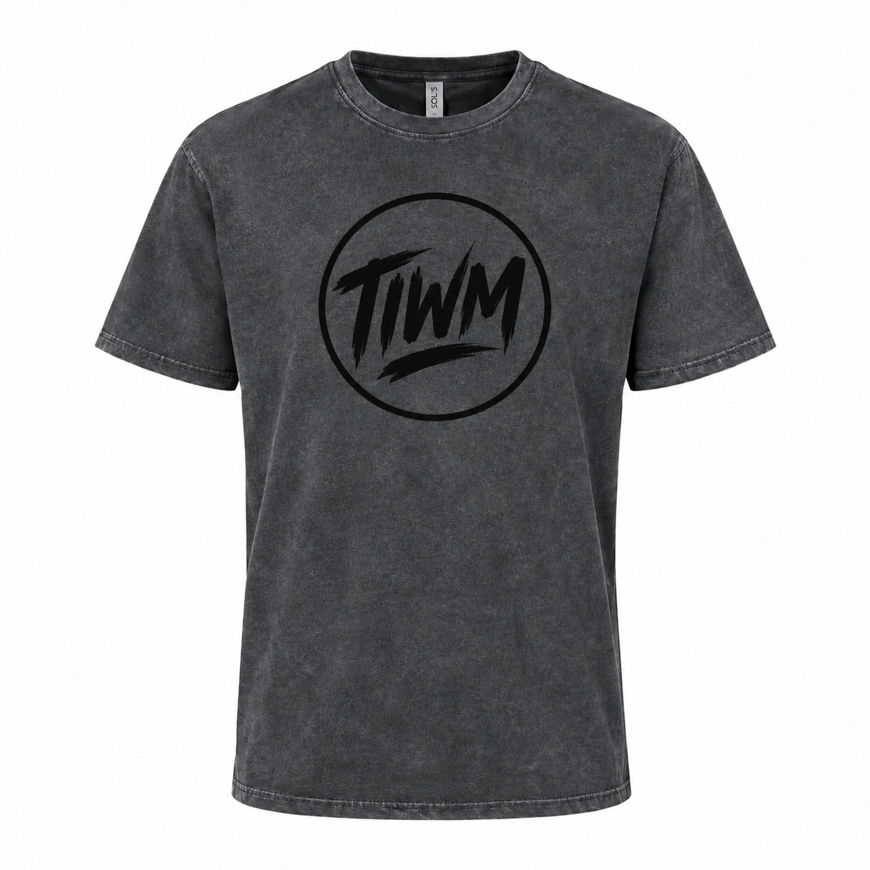 001 Classic Tee — Acid Charcoal — by TIWM Group