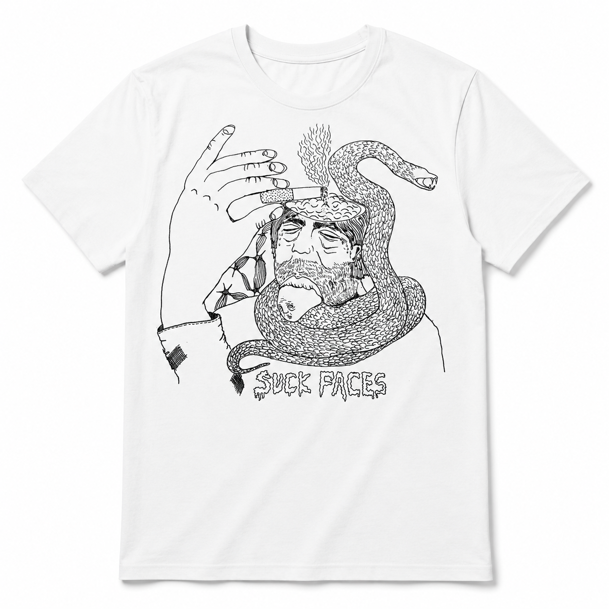 Asbestos Salesman - Suck Faces T-shirt — by Asbestos Salesman