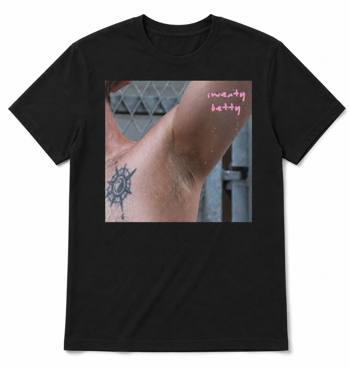Asbestos Salesman - Sweaty Betty T-shirt — Black — by Asbestos Salesman — image 2