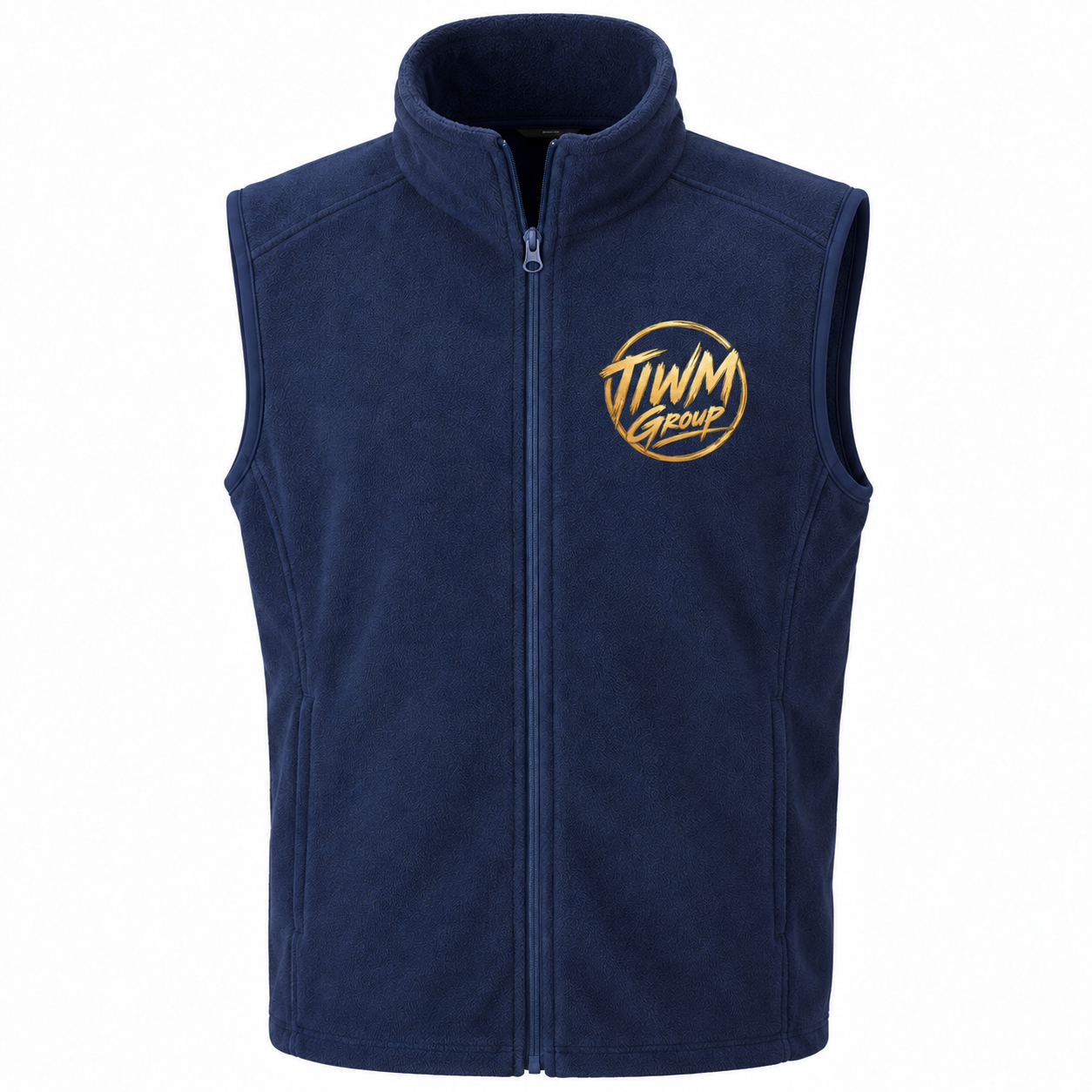 001 Fleece Gilet — Navy — by TIWM Group — image 7