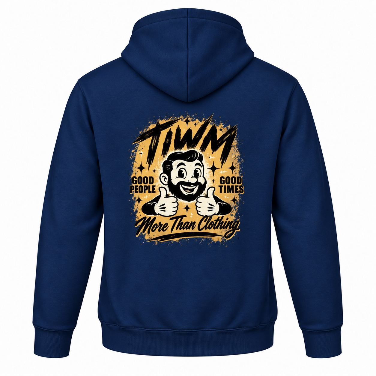 001 mascot Hoodie — Navy Blue — by TIWM Group — image 6