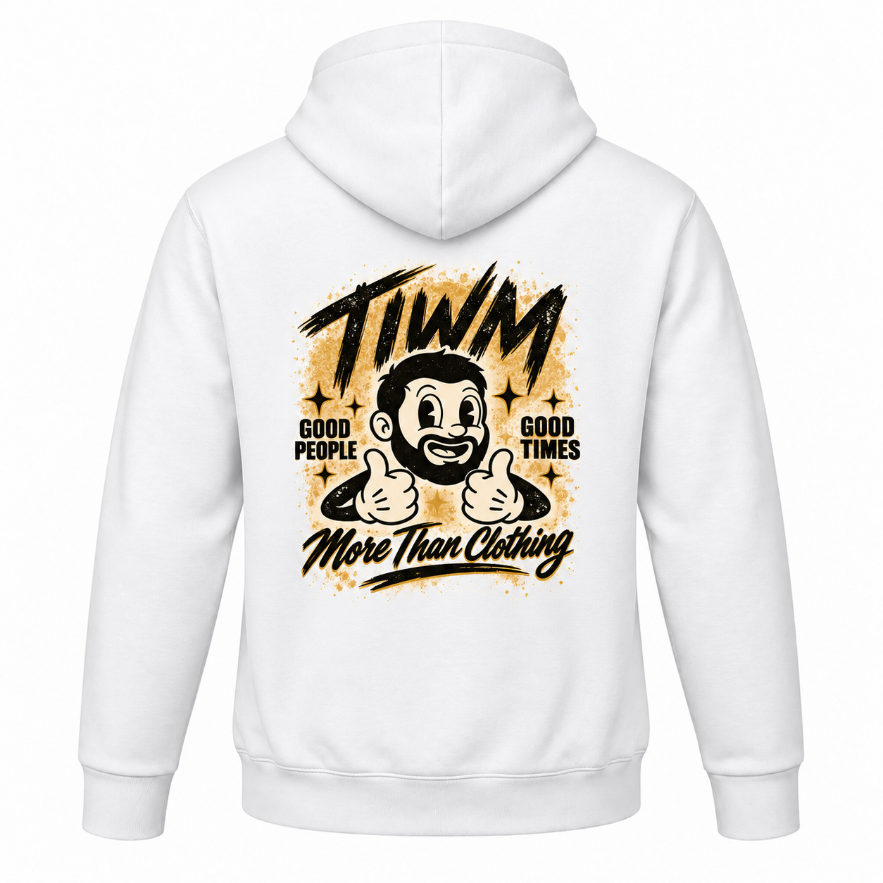 001 mascot Hoodie — White — by TIWM Group — image 2