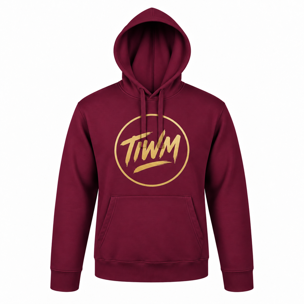 001 mascot Hoodie — Burgundy — by TIWM Group — image 3