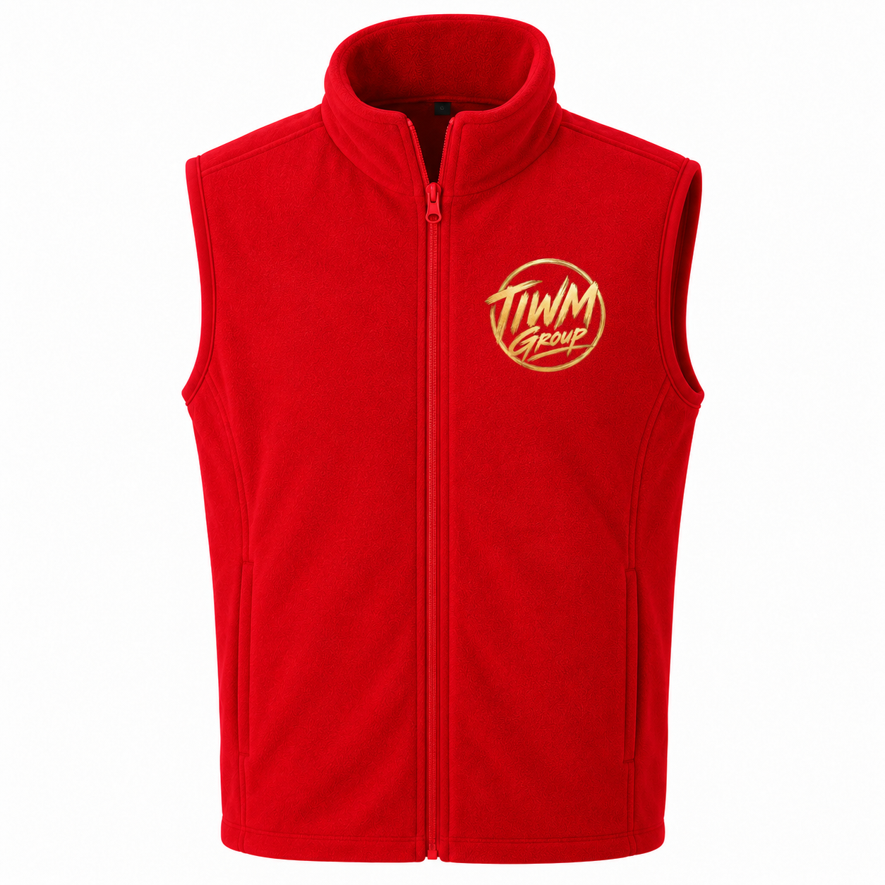 001 Fleece Gilet — Red — by TIWM Group — image 5